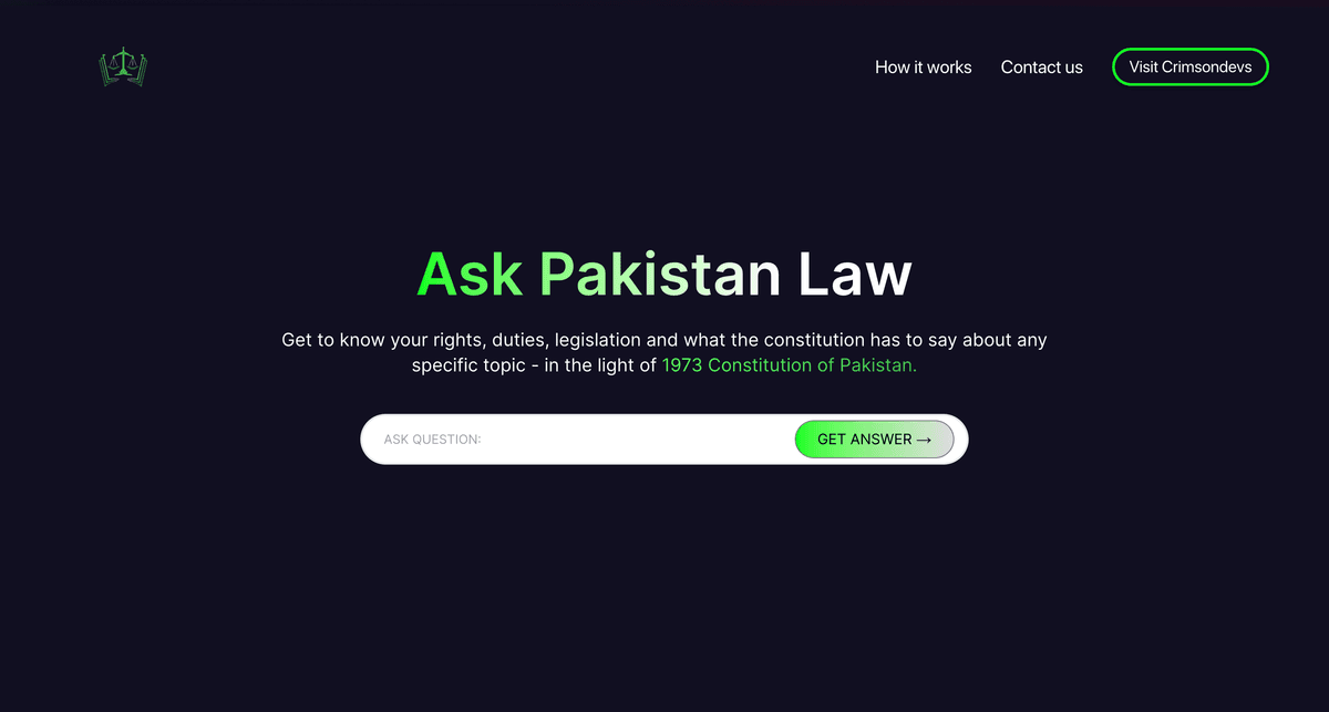 Pakistan Law AI